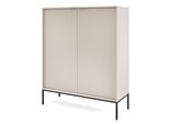 Highboard Stellare 104/125/39Cm 2 TüRen Kaschmir
