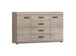 Sideboard Legame 140/87/42 Cm Mit 4 Schubladen Und 2 TüRen Sonoma Eiche