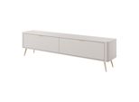 Lowboard Lantana 200X38X51,2 Cm Mit 2 TüRen Beige