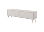 Lowboard Lantana 163,2X38X51,2 Cm Mit 2 TüRen Beige
