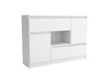 Kommode Fiorenza 120/85/33 Cm Mit 2 Schubladen 2 TüRen Weiß