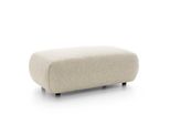 Masseno Sitzhocker Zest, Modern Polsterhocker, FußHocker Creme
