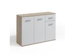 Kommode Giacomo V 112/85/33 Cm Mit 1 Schubladen 3 TüRen Sonoma Eiche