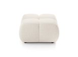 Polsterhocker Moda Modern Sitzhocker, FußHocker Creme
