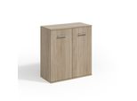 Kommode Giacomo Iv 75/85/33 Cm Mit 2 TüRen Sonoma Eiche