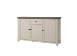 Sideboard Evandro 160X42X93 Cm Mit 1 Schubladen Und 3 TüRen Beige
