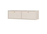 Lowboard Torino 120,6X40,8X35 Cm Mit 2 TüRen Beige