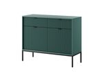 Kommode Stellare 104/83/39 Cm Mit 2 Schubladen 2 TüRen HellgrüN