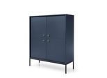 Highboard Mondo 104/125/39 Cm Mit 4 TüRen Blau