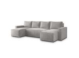 Wohnlandschaft Aspra Lm Grau Chenille Mit Schlaffunktion