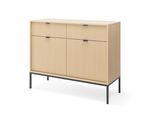 Sideboard Stellare 104X39X83 Cm Mit 2 Schubladen Und 2 TüRen Eichefarben