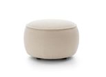 Masseno Sitzhocker Kira, Modern Polsterhocker, FußHocker Creme