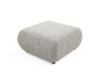 Polsterhocker Delta Modern Sitzhocker, FußHocker Grau