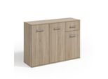 Kommode Giacomo V 112/85/33 Cm Mit 1 Schubladen 3 TüRen Sonoma Eiche