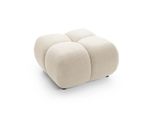 Polsterhocker Duca Modern Sitzhocker, FußHocker Beige
