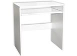 Schreibtisch Valerio 75X50X70 Cm BüRotisch Computertisch, Weiß