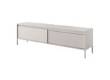 Lowboard Sensato 187,1X39,5X53,4 Cm Mit 2 TüRen Beige
