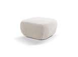 Polsterhocker Amico Modern Sitzhocker, FußHocker Hellgrau