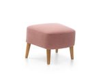 Masseno Sitzhocker Ryze, Modern Polsterhocker, FußHocker Rosa