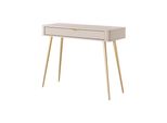 Konsolentisch Lantana 100,2/78/38 Cm Mit Schubladen, Beige