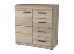 Kommode Legame 80/87/42 Cm Mit 4 Schubladen Und 1 TüRen Sonoma Eiche