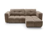 Ecksofa Arte 02 Braun Chenille Mit Schlaffunktion