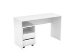 Schreibtisch Amato 130X50X75 Cm BüRotisch Computertisch, Weiß