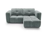 Ecksofa Arte 01 Grau Chenille Mit Schlaffunktion