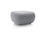 Polsterhocker Amico Modern Sitzhocker, FußHocker Grau