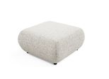 Polsterhocker Delta Modern Sitzhocker, FußHocker Beige