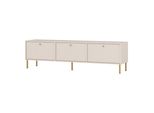 Lowboard Torino 180X40,8X50 Cm Mit 3 TüRen Beige