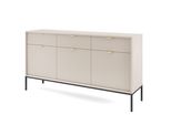 Sideboard Stellare 154/83/39Cm Mit 3 Schubladen 3 TüRen Kaschmir