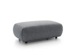 Masseno Sitzhocker Zest, Modern Polsterhocker, FußHocker Grau