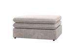 Masseno Sitzhocker Scorza, Modern Polsterhocker, FußHocker Creme