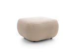 Polsterhocker Amico Modern Sitzhocker, FußHocker Beige