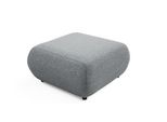 Polsterhocker Delta Modern Sitzhocker, FußHocker Grau