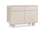 Sideboard Tondo 108/75/39Cm Mit 2 Schubladen 2 TüRen Kaschmir