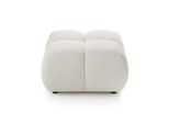 Polsterhocker Corso Modern Sitzhocker, FußHocker Creme