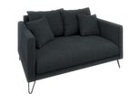 2-SITZER-SOFA Harmony Graphit Chenille