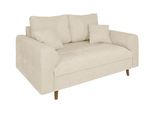 2-SITZER-SOFA Sigurd Beige Chenille