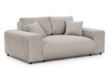 2-SITZER-SOFA Mollis Hellgrau PlüSchcord