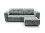 Ecksofa Arte 02 Grau Chenille Mit Schlaffunktion