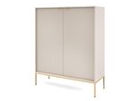 Highboard Stellare 104/125/39Cm 2 TüRen Kaschmir