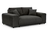 2-SITZER-SOFA Mollis Dunkelgrau PlüSchcord