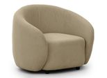 Sessel Roundi Beige Bouclé