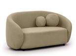 2-SITZER-SOFA Roundi Beige Bouclé