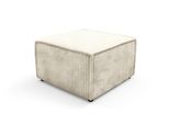 Polsterhocker Tesso Modern Sitzhocker, FußHocker Creme