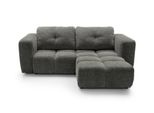 Ecksofa Arte 01 Grau Chenille Mit Schlaffunktion