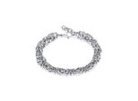 Edelstahlarmband Firetti "Schmuck Geschenk Armband KöNigskette", Silber (Edelstahlfarben), ArmbäNder, Damen, 25Cm, Edelstahl, Edelstahlarmband