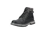 SchnüRstiefelette Dockers By Gerli "Dockers By Gerli Stiefelette Lederimitat", Damen, Gr. 41, Schwarz, Lederimitat, Schuhe SchnüRstiefelette